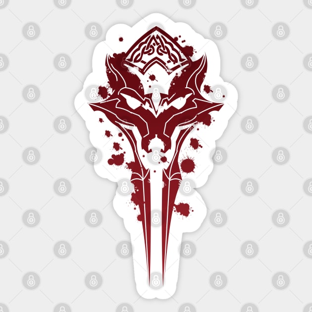 Greymoor blood splatter Sticker by Rackham